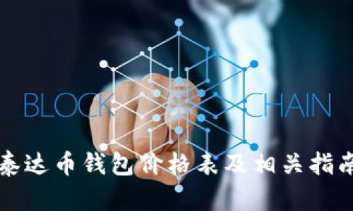 泰达币钱包价格表及相关指南